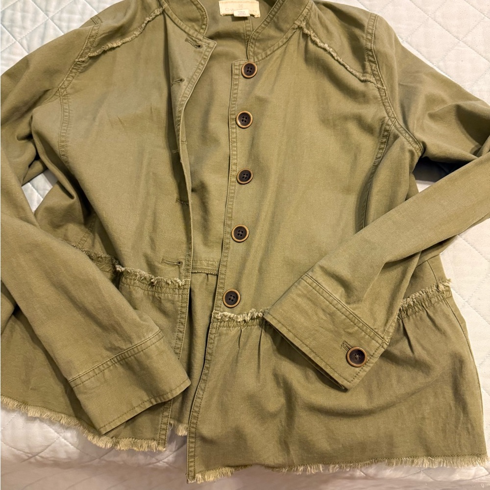 Caslon Utility Jacket in Sage Green